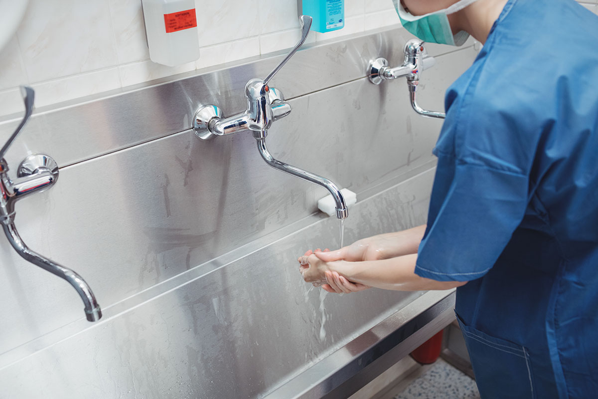 Healthcare Contamination Prevention During Plumbing Work